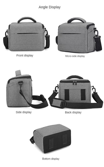 DSLR Camera Shoulder Bag – Portable Nylon Handbag & Crossbody Case for Sony, Nikon, Canon, Panasonic Equipment