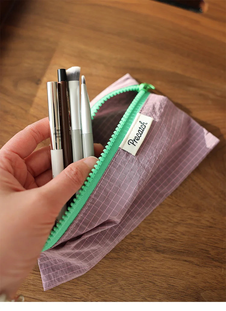 Multifunctional Lightweight Pouch for Women — Macaron Color Bag for Eyebrow Pencil, Stationery, Jewelry, Documents & Coins