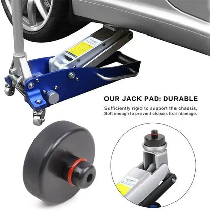 Car Rubber Lifting Jack Pad Adapter Tool: 4Pcs with Storage Case - Suitable for Tesla Model 3/S/X - Car Accessories