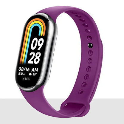 Silicone Sport Strap for Xiaomi Mi Band 8 NFC – Replacement Smartwatch Bracelet