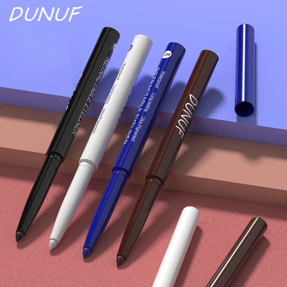 DUNUF 4-Pack Waterproof Eyeliner Pencils – Soft, Sweat-Proof, Non-Smudging & Easy-to-Use for Beginners