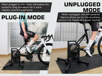 CYCPLUS T2 Indoor Cycling Trainer — Direct Drive Exercise Bike with ANT+ & BLE 5.0 Power Meter