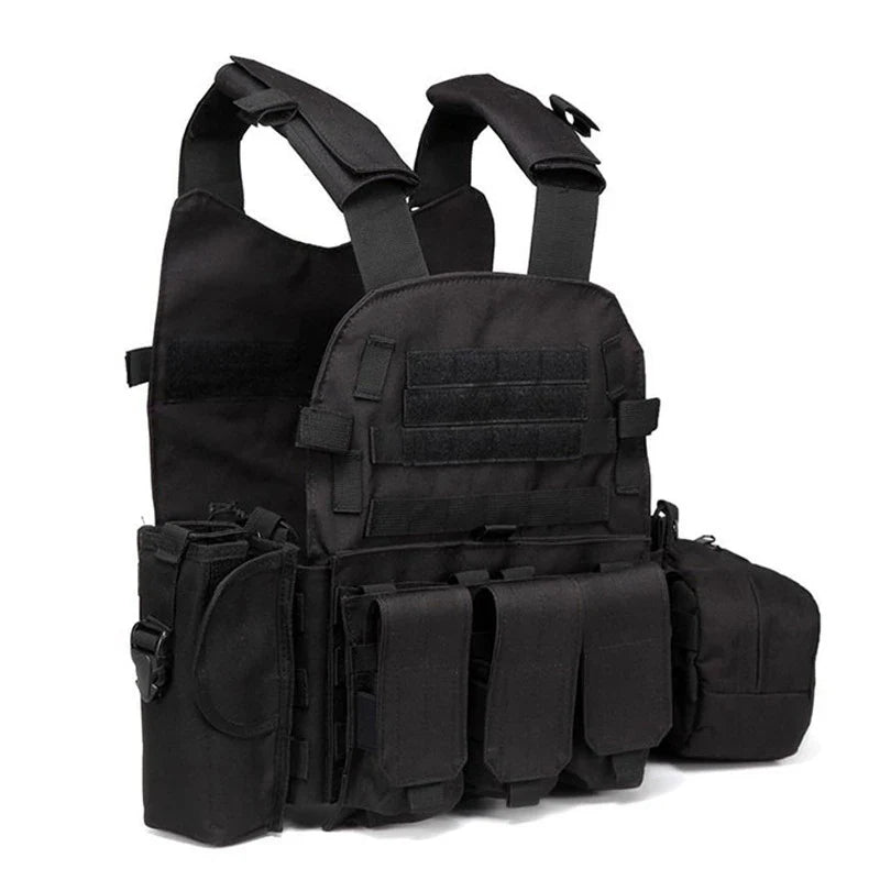 Multi-Function Tactical Vest for Training & Combat - Weight-Bearing CS Training Gear, 1PC Combination