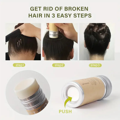 Hair Wax Stick for Kids & Women – Slick Back Gel Pomade with Brush for Toddler Flyaways & Wig Styling