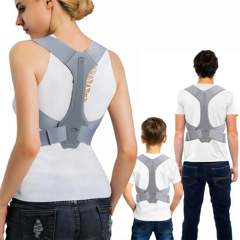 Adjustable Posture Corrector Belt – Back, Shoulder & Lumbar Support Brace for Body Alignment & Humpback Correction (Kids & Adults)