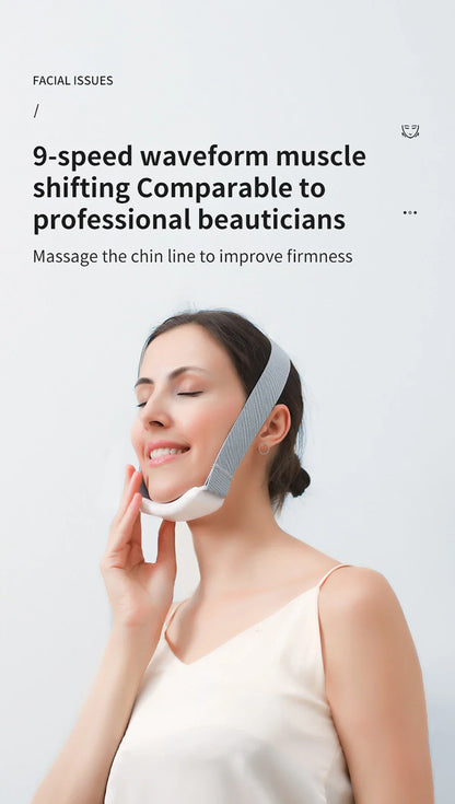 EMS Face Lifting Massager – Anti-Wrinkle, Firming V-Face Lift Microcurrent Device for Double Chin Skin Care