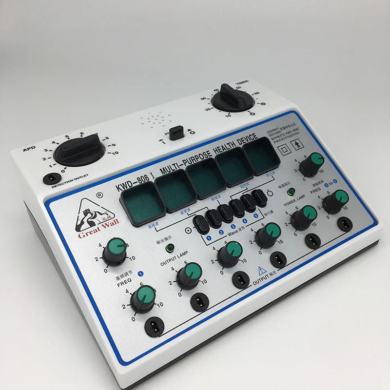 Electro Acupuncture Stimulator KWD808-I – Nerve & Muscle Therapy, 6 Waveforms, 6 Output EMS Massager