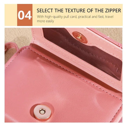 Men’s Fashion Embroidered Love Coin Purse – Trifold Wallet with Multi Card Slots