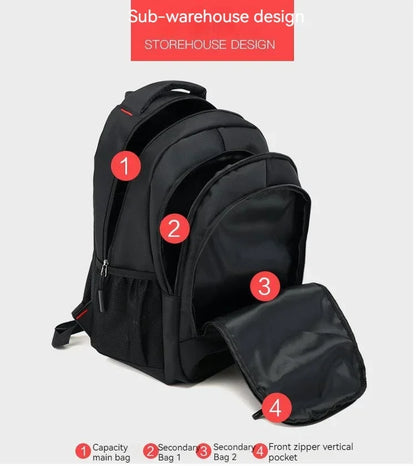 Classic Large Capacity Backpack - Stylish Student & Travel Outdoor Backpack