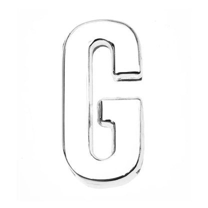 12PCS 30mm Chrome Alphabet Slide Charms A–Z – DIY Bracelet, Wristband, Pet Collar & Jewelry Making Beads