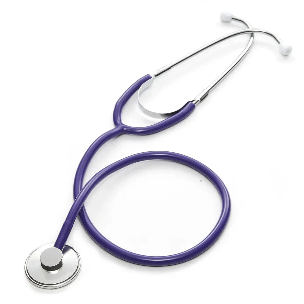 Portable Single Head Stethoscope — Professional Cardiology Medical Device for Doctors, Nurses, Students, and Vets