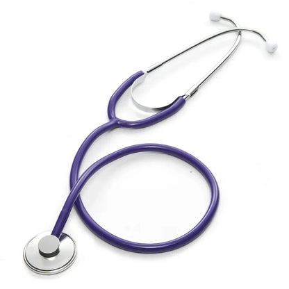 Portable Single Head Stethoscope — Professional Cardiology Medical Device for Doctors, Nurses, Students, and Vets