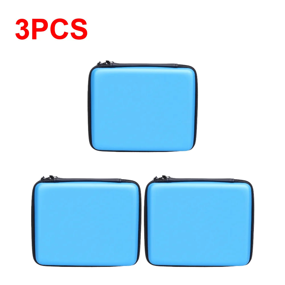 Hard EVA Storage Case for Nintendo 2DS — Protective Zip Holder for Game Cards, High-Quality Game Card Storage Box