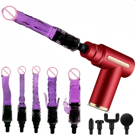 2026 Mini Massage Gun Vibrator – Silent Automatic Male & Female Sex Toy Masturbation Dildo Adult Gift