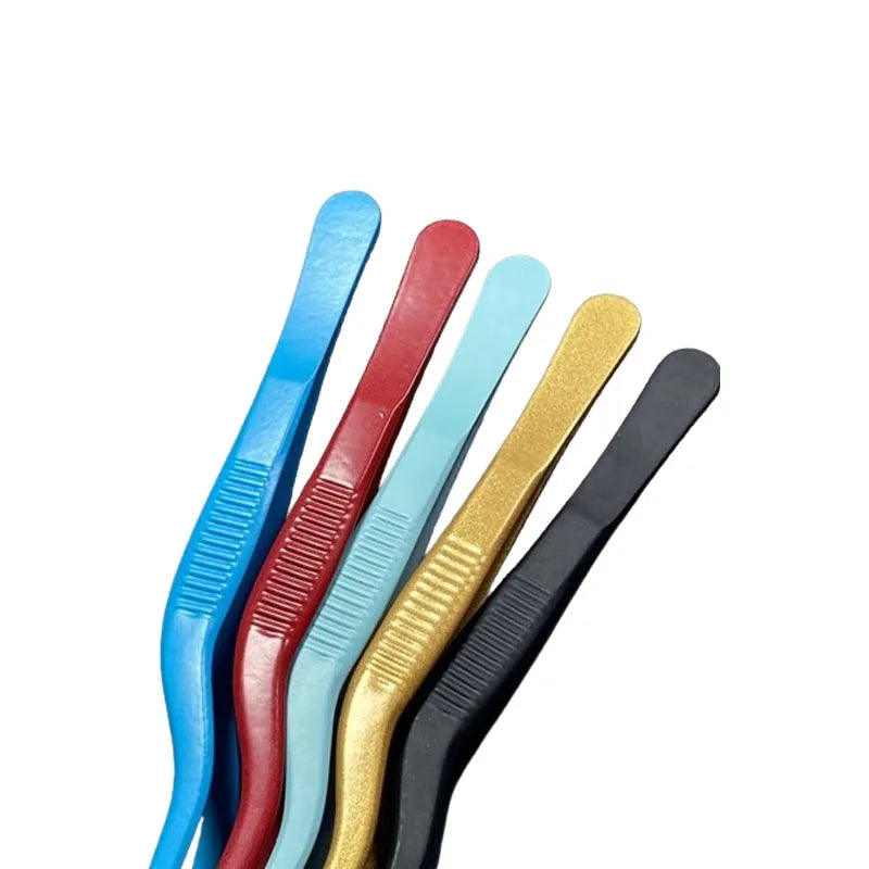 Portable Plating Tweezer - 410 Stainless Steel BBQ Clip Seafood Tool, Kitchen Supplies, Barbecue Tongs, Multipurpose, 1Pcs