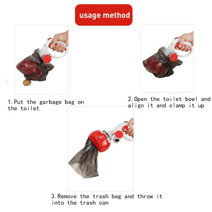 Portable Pet Dog Pooper Scooper: Outdoor Garbage Picker with Poop Bag Collection - Convenient Cleaning Tool for Dog Waste
