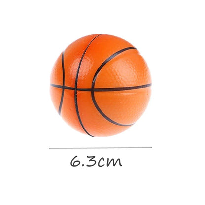 12pcs Soft Foam Sports Balls – Stress Relief Soccer, Basketball, Baseball & Tennis Toys