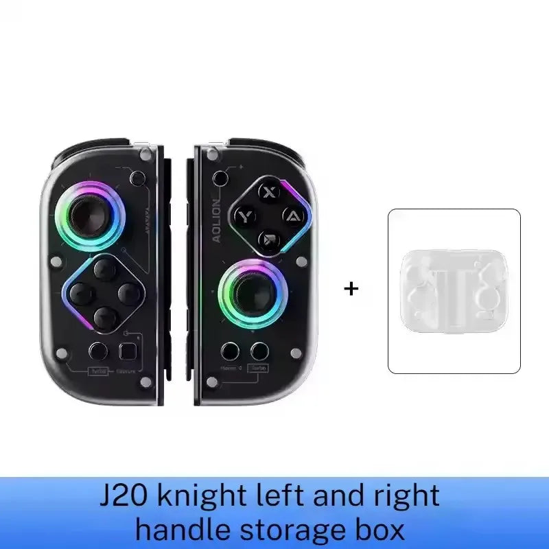 Aolion J20 Knight Wireless Gamepad — Motion-Sensing Custom Joystick for NS Joycon, Left & Right Switch Game Accessories