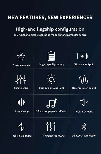V10XPRO Computer & Mobile Live Stream Microphone Kit – Audio Studio Vocal Recording Equipment