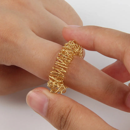 5–15pcs Spiky Acupressure Finger Rings – Sensory Stress Relief Massager Fidget Toys for Teens & Adults