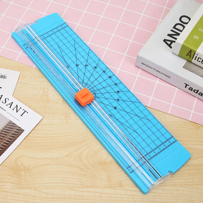 A4/A5 Paper Cutting Guillotine – Lightweight Paper Cutter with Pull-Out Ruler for Photos & Scrapbooking