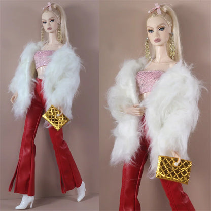 Handmade BABI Doll Clothes — Overcoat Outfit for 11.5-inch / 30cm BJD Dolls, Multiple Styles Gift for Doll Accessories