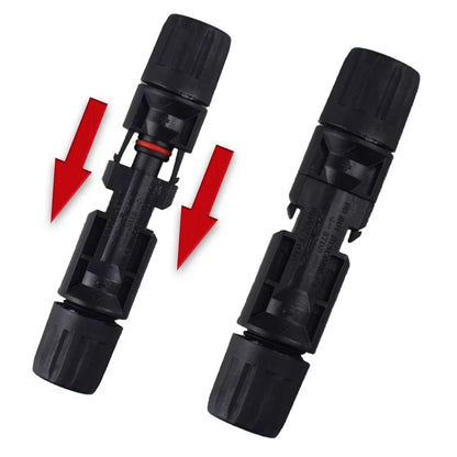 DC Solar Connector Kit 1000V 30A – IP67 Waterproof PV/MC Cable Connectors (5–200 Pcs, 2.5/4/6mm²)