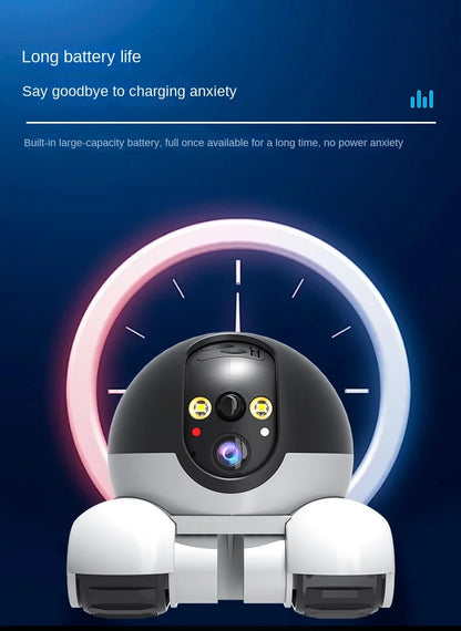 1080P HD WiFi PTZ IP Camera – Smart Home Security Robot with Auto Tracking for Baby & Pet Monitoring