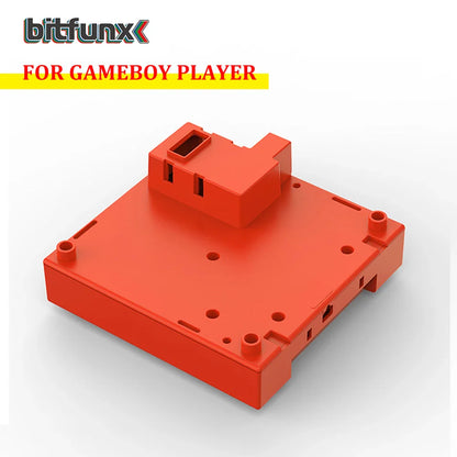 Bitfunx Translucent Base Case – GC Replacement Shell for GBA Gameboy Player Dol-017 NGC Console