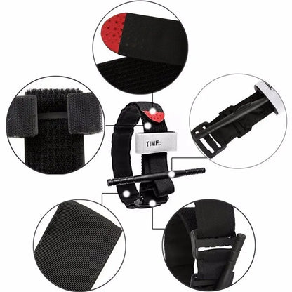 Military-Grade Tourniquet with Red Tip - Tactical Combat Application, Emergency Medical Belt for Outdoor Survival and First Aid