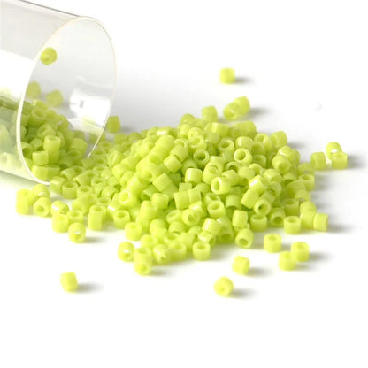 Miyuki Delica Seed Beads - 11/0 Glass Beads for DIY Jewelry, Bracelet Making & Craft Projects