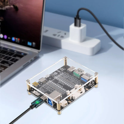 USB Cable Tester – Type-C, Type-B, Micro Short Circuit and Data Anomaly Detection Test Board for iOS & Android