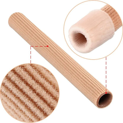 Gel Toe Cover Elastic Fiber Protector – Silicone Finger Tube for Toe Protection and Friction Reduction, Foot Care Accessory