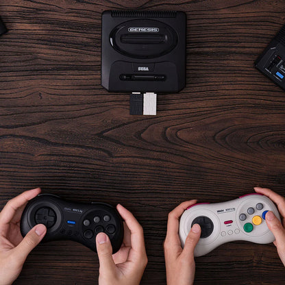 8BitDo M30 2.4G Wireless Gamepad – Sega Genesis & Mega Drive Mini Compatible Original Retro Controller for Classic Gaming