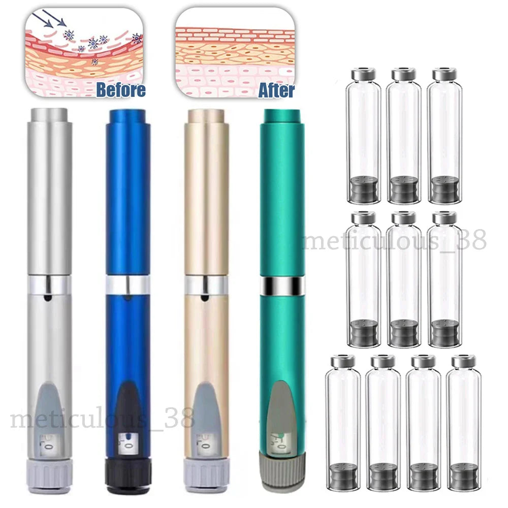 Magic Pen Tattoo Kit – 3ml Empty Cartridge Bottles with Individual Packaging for Medical Aesthetics & Lilly Insulin Pen