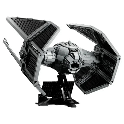 TIE Interceptors Spaceship 1931PCS Building Blocks - Compatible 75382 Assembly Model | Modified Imperial Fighters Toy for Kids