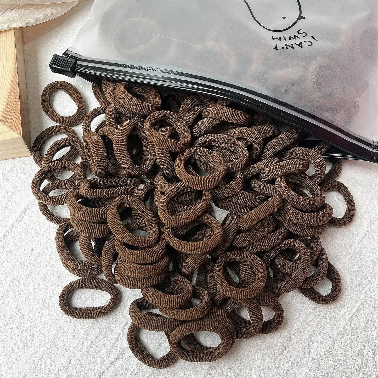 20/50PCS Kids Elastic Hair Bands – Girls Sweets Scrunchie Rubber Bands for Children Hair Ties & Headbands