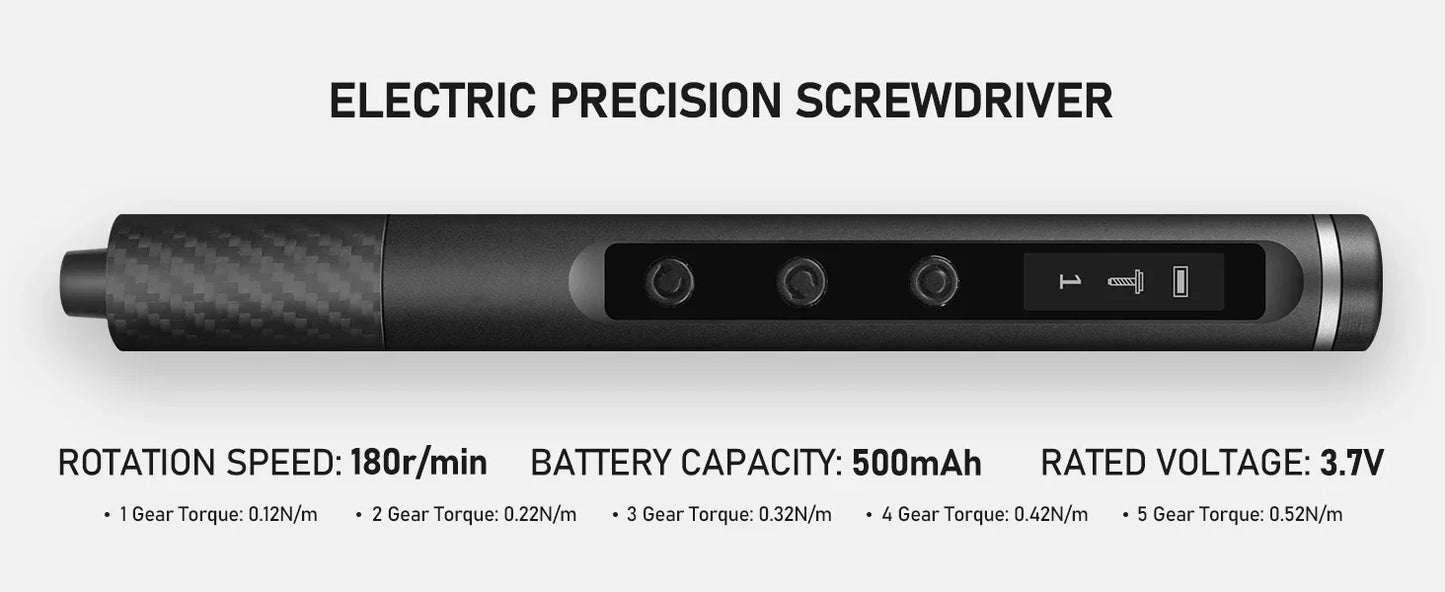 71-in-1 Precision Electric Screwdriver Set — Cordless with 48 Magnetic Bits, Phillips, LED, Torque Control & Tweezers for PC & Phone Repair