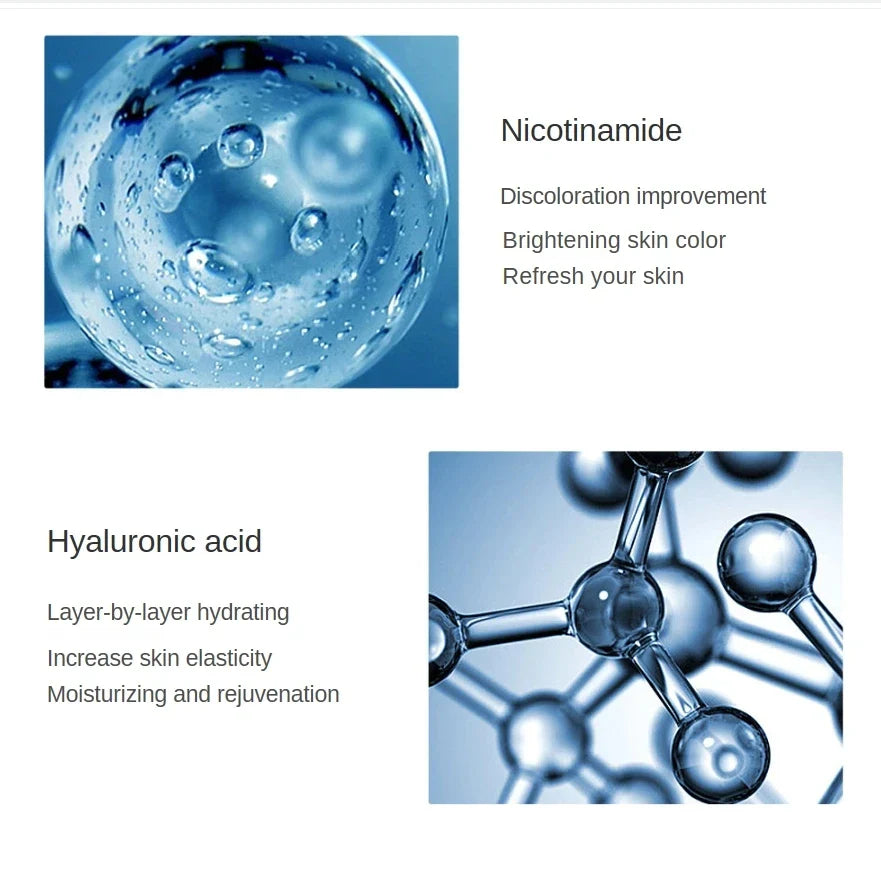 500ml Essence Water Toner — Niacinamide & Hyaluronic Acid for Moisturizing, Brightening, and Dry Skin Care