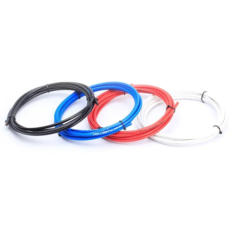 RGO Bicycle Brake Cable Housing Set — MTB Mountain Bike Derailleur & Shifter Cable with Caps