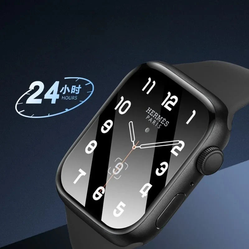 Easy Install Hydrogel Screen Protector for Apple Watch Ultra 2/9/8/7/SE – 49mm, 45mm, 44mm, 42mm, 41mm, 38mm, 10, 46mm