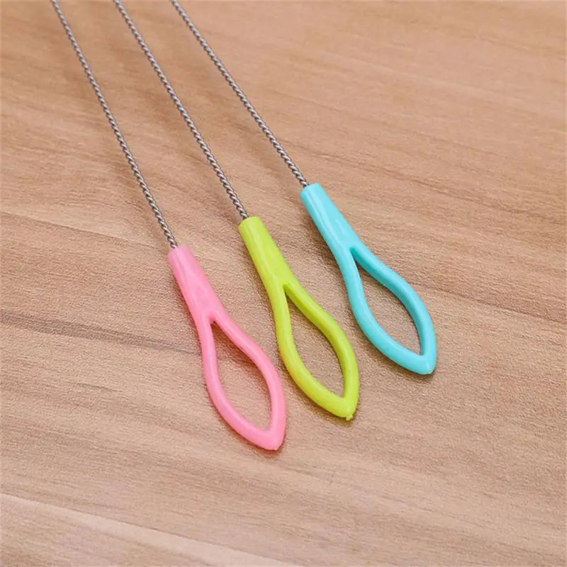 Stainless Steel Straw Cleaning Brush Kit - 1PC Long Handle Nylon Tube Pipe Cleaner for Drinking Straws