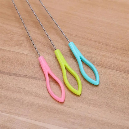 Stainless Steel Straw Cleaning Brush Kit - 1PC Long Handle Nylon Tube Pipe Cleaner for Drinking Straws