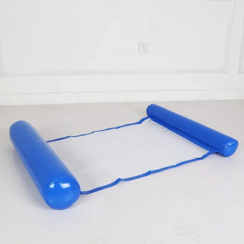 New Inflatable Water Hammock Recliner - Floating Swimming Mattress and Pool Party Lounge Bed