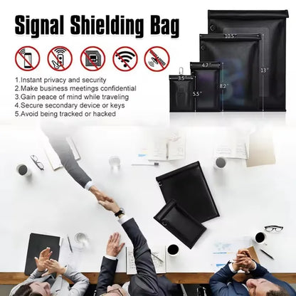 Waterproof Fireproof Car Key Signal Shielding Bag – RFID Blocking Faraday Pouch and Mobile Phone RF Signal Blocker Case