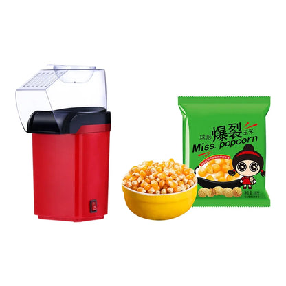 Fully Automatic Mini Popcorn Machine – 110V/220V Electric Popcorn Maker for Home Kitchen Use
