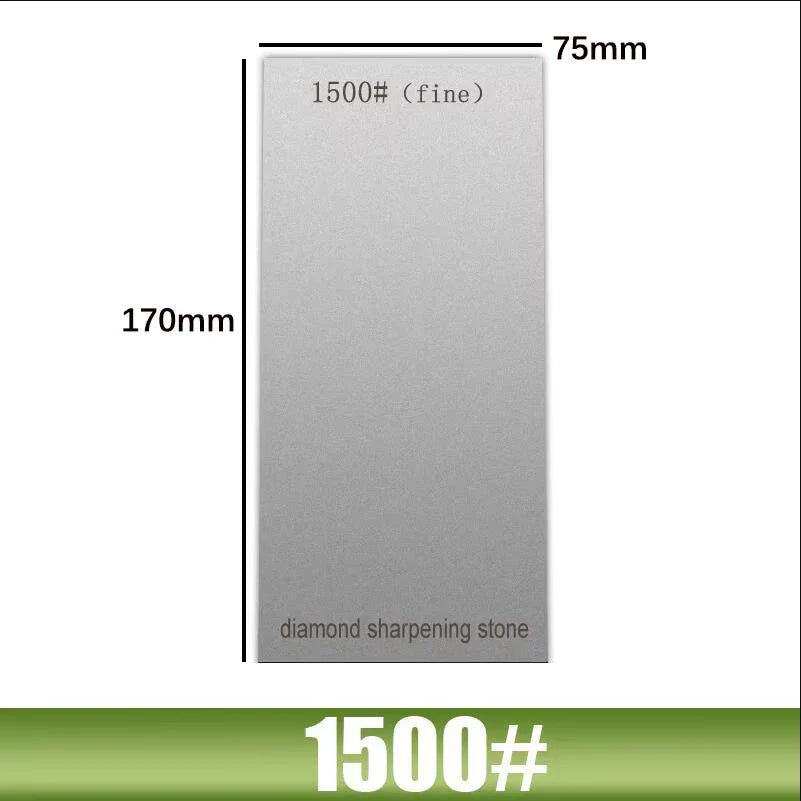 1000 Grit Diamond Plate Sharpening Stone – Large Whetstone for Professional Knife & Blade Sharpening, Apex Edge Tool