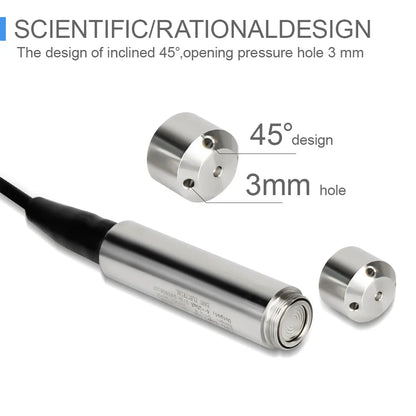 Level Sensor Transmitter – 4-20mA, 0-5V, 0-10V RS485 Output Liquid Level Probe Detector with Float Switch Controller