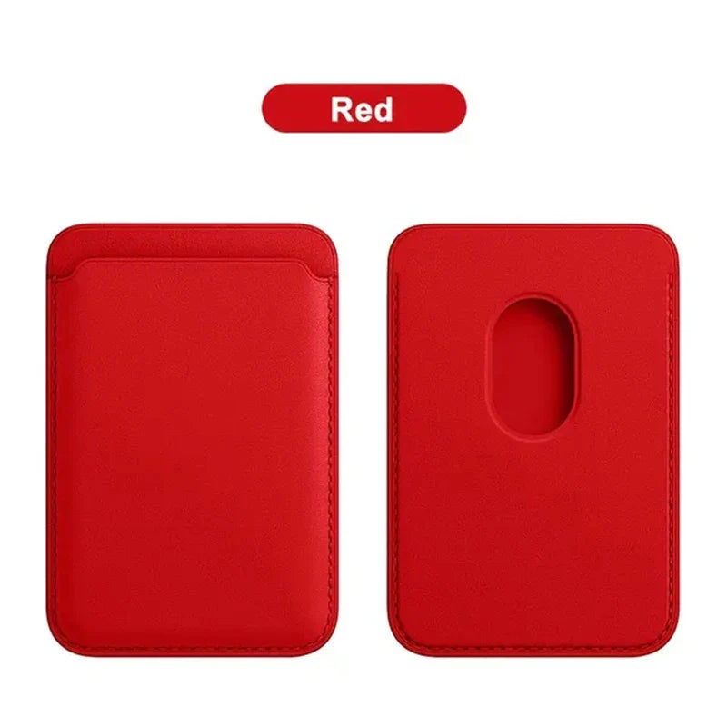 Leather MagSafe Wallet Case with Card Holder for iPhone 15 Pro Max, Compatible with iPhone 14, 13 & 12