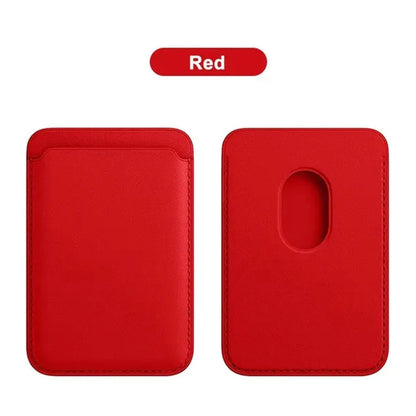 Leather MagSafe Wallet Case with Card Holder for iPhone 15 Pro Max, Compatible with iPhone 14, 13 & 12